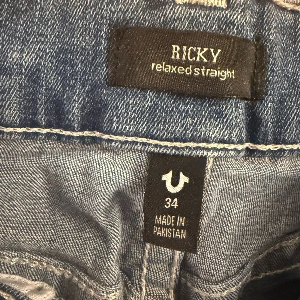 True Religion Ricky Relaxed Straight Jeans Size 34
